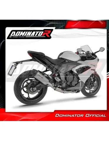 Ligne d'échappement complète Dominator HP6 Titane pour Triumph Daytona 660 (2024-2026)
