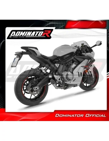 Ligne d'échappement complète inox Dominator GP3 pour CF Moto 675 SR-R (2024-2026)