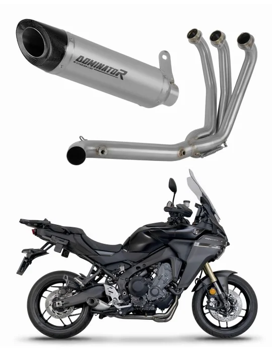 Ligne d'échappement complète Dominator HP8 Titane pour Yamaha Tracer 9 / GT 2025-2026, vue 1