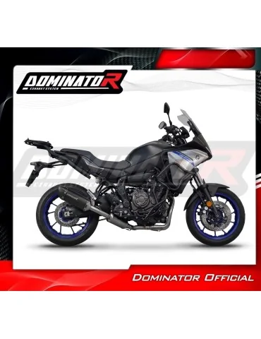 Ligne d'échappement complète inox Dominator HP6 Noir pour Yamaha Tracer 7 / GT (2020-2024)