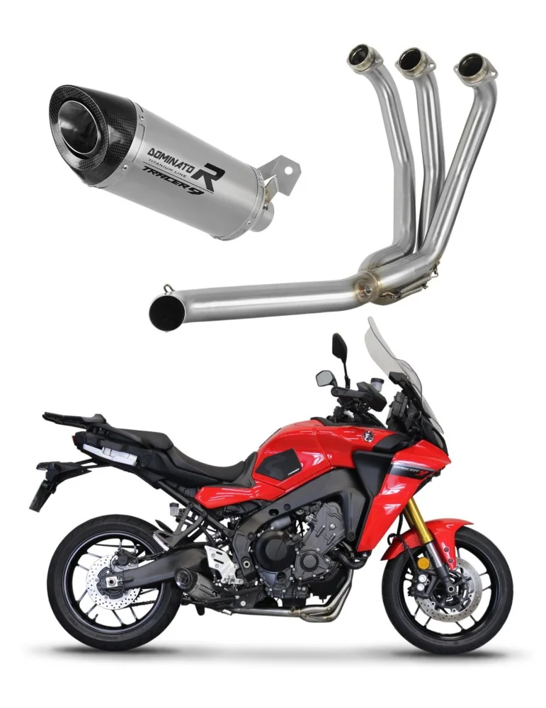 Ligne d'échappement complète Dominator HP8 Titane pour Yamaha Tracer 9 / GT (2021-2024)
