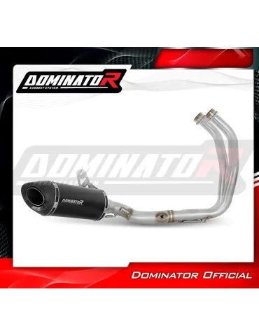 Ligne d'échappement complète inox Dominator HP8 Noir pour Yamaha MT 07 (2025)