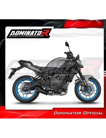 Ligne d'échappement complète inox Dominator HP8 Noir pour Yamaha MT 07 (2025)