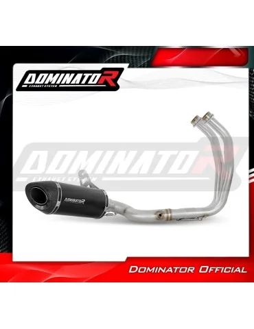 Ligne d'échappement complète inox Dominator HP8 Noir pour Yamaha MT 07 (2014-2020)