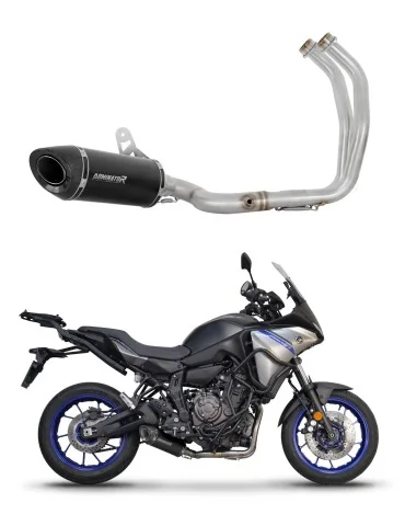 Ligne d'échappement complète inox Dominator HP8 Noir pour Yamaha Tracer 7 / GT (2020-2024)