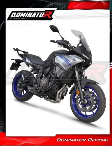 Ligne d'échappement complète inox Dominator HP8 Noir pour Yamaha Tracer 7 / GT (2020-2024)