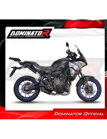 Ligne d'échappement complète inox Dominator HP8 Noir pour Yamaha Tracer 7 / GT (2020-2024)
