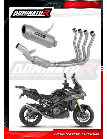 Ligne d'échappement complète inox Dominator S6 EX pour Suzuki GSX-S 1000 GX (2025-2026)