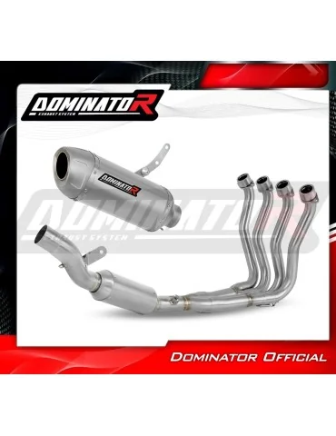 Ligne d'échappement complète inox Dominator S6 EX pour Suzuki GSX-S 1000 GX (2025-2026)