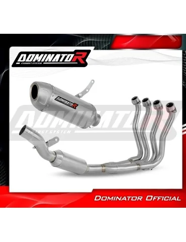 Ligne d'échappement complète inox Dominator S6 EX pour Suzuki GSX-S 1000 GX (2024)