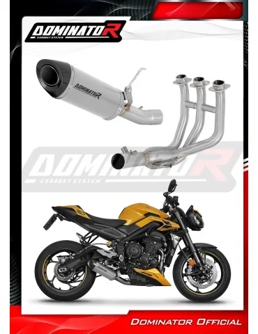 Ligne d'échappement complète Dominator HP8 Titane pour Triumph Street Triple 765 RS (2024-2025)