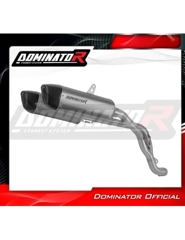 Silencieux slip-on Dominator HP6 Titane pour Kawasaki ZX10R (2006-2007) - réf. KA089DFT