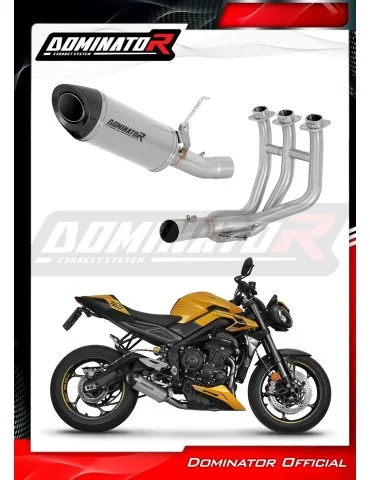 Ligne d'échappement complète Dominator HP8 Titane pour Triumph Street Triple 765 S / R / RS (2023-2024)