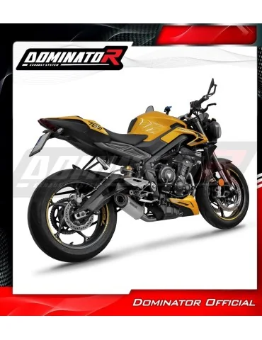 Ligne d'échappement complète Dominator HP8 Titane pour Triumph Street Triple 765 S / R / RS (2023-2024)