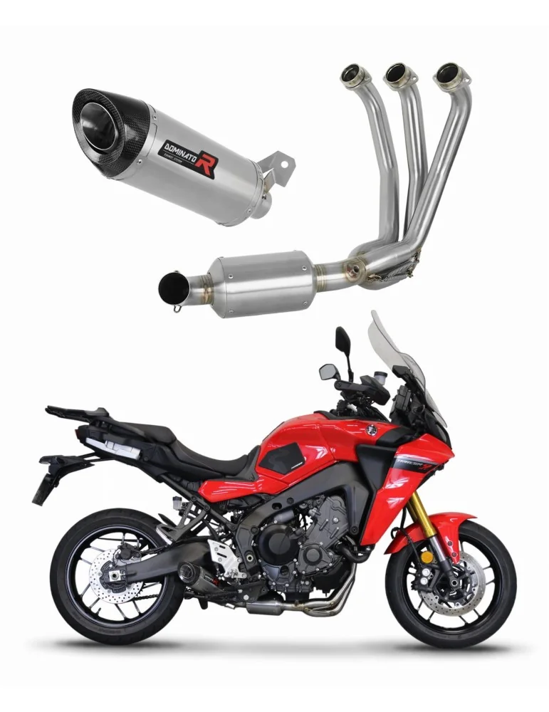 Ligne d'échappement complète inox Dominator HP8 EX pour Yamaha Tracer 9 / GT (2021-2024)