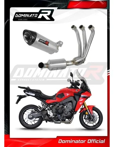 Ligne d'échappement complète inox Dominator HP8 EX pour Yamaha Tracer 9 / GT (2021-2024)