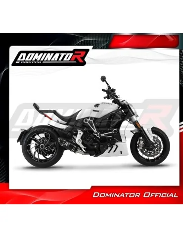 Silencieux slip-on Dominator HP5 Noir pour Ducati XDiavel S (2016-2023)