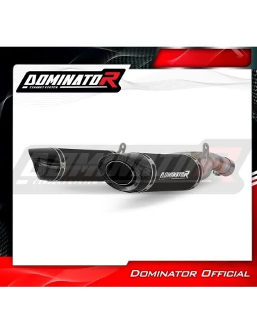 Silencieux slip-on Dominator HP8 Noir pour Suzuki GSR 600 (2006-2011)