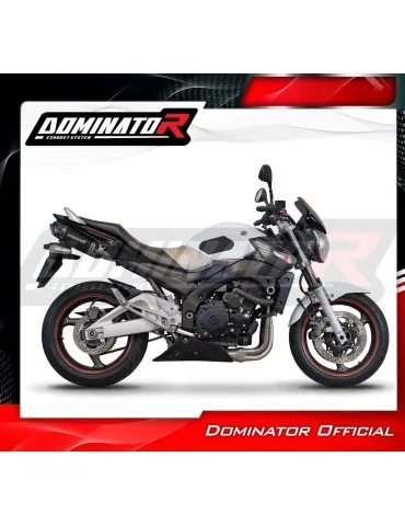 Silencieux slip-on Dominator HP8 Noir pour Suzuki GSR 600 (2006-2011)