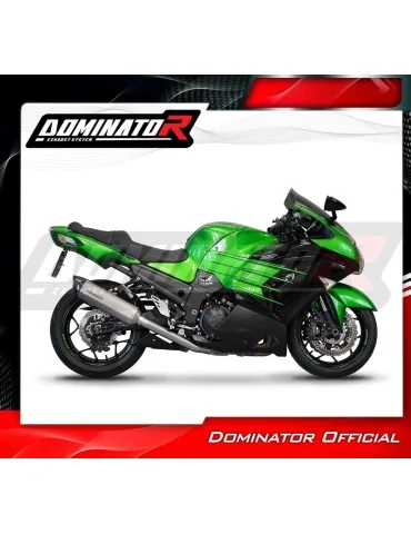 Silencieux slip-on Dominator HP5 Titane pour Kawasaki ZZR 1400 (2012-2023)