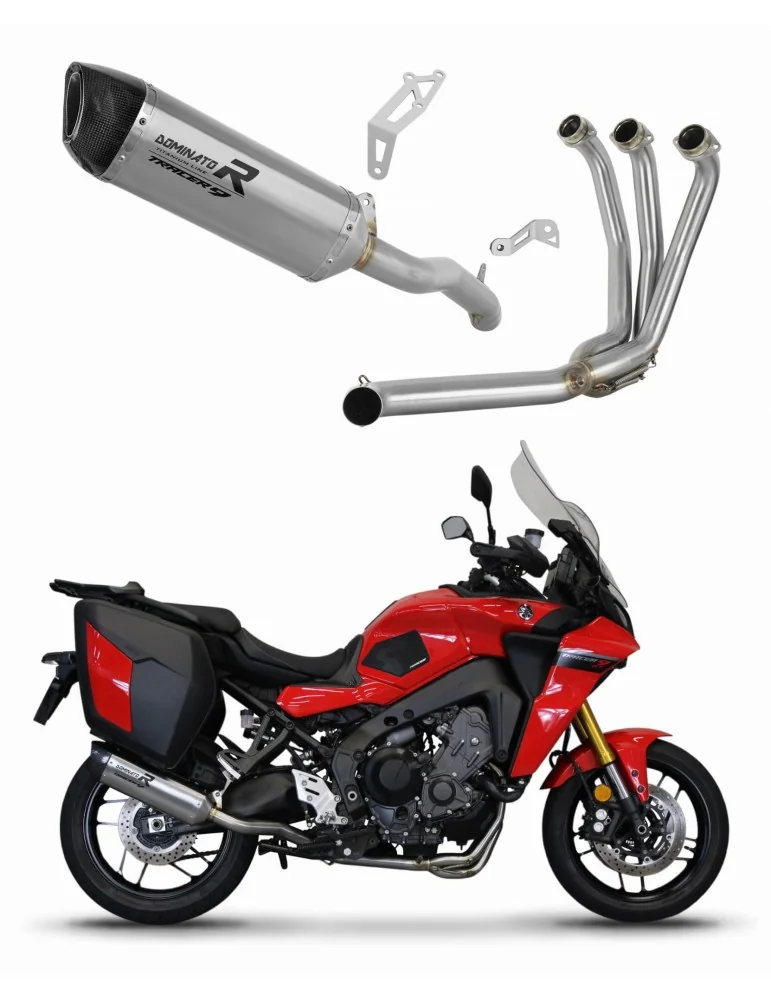 Ligne d'échappement complète Dominator HP6 Titane pour Yamaha Tracer 9 / GT (2021-2024)
