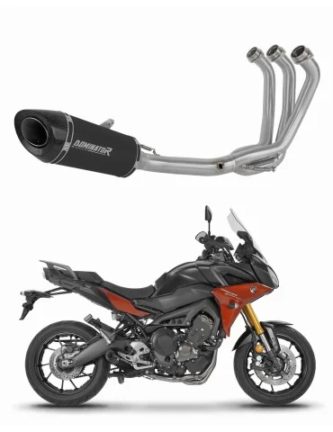 Ligne d'échappement complète inox Dominator HP8 Noir pour Yamaha MT 09 Tracer 900 / GT (2015-2020)