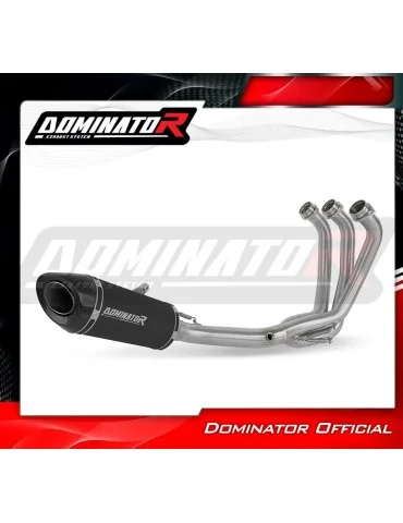 Ligne d'échappement complète inox Dominator HP8 Noir pour Yamaha MT 09 Tracer 900 / GT (2015-2020)