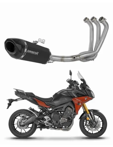 Ligne d'échappement complète inox Dominator HP5 Noir pour Yamaha MT 09 Tracer 900 / GT (2015-2020)