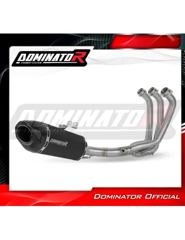 Ligne d'échappement complète inox Dominator HP5 Noir pour Yamaha MT 09 Tracer 900 / GT (2015-2020)