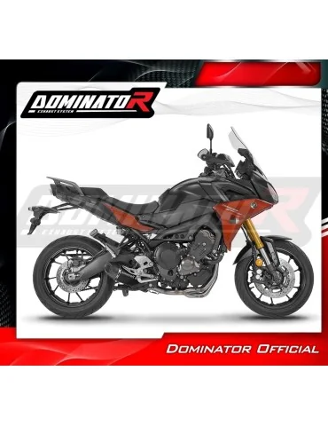 Ligne d'échappement complète inox Dominator HP5 Noir pour Yamaha MT 09 Tracer 900 / GT (2015-2020)