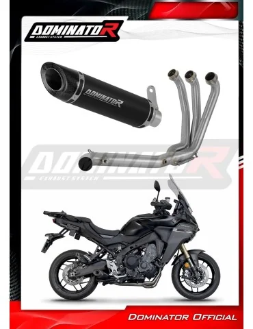 Ligne d'échappement complète inox Dominator HP8 Noir pour Yamaha Tracer 9 / GT (2025-2026)