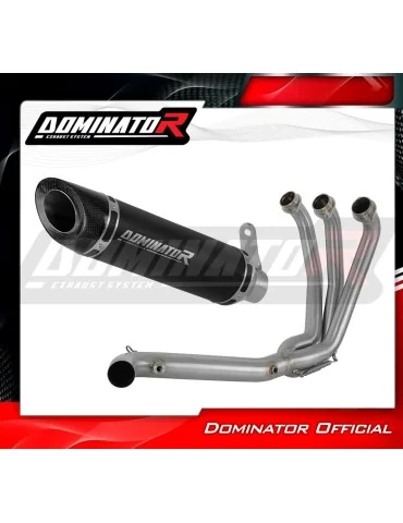 Ligne d'échappement complète inox Dominator HP8 Noir pour Yamaha Tracer 9 / GT (2025-2026)