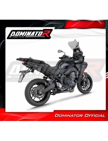 Ligne d'échappement complète inox Dominator HP8 Noir pour Yamaha Tracer 9 / GT (2025-2026)