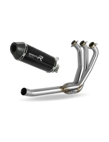Ligne d'échappement complète inox Dominator HP3 Noir pour Yamaha XSR 900 Low Level (2022-2023)