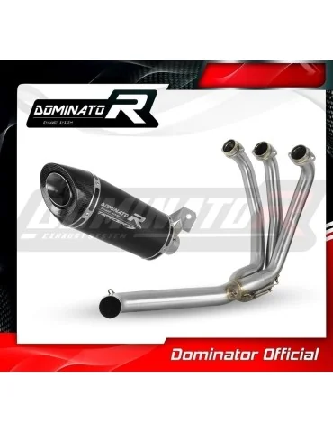 Ligne d'échappement complète inox Dominator HP8 Noir pour Yamaha Tracer 9 / GT (2021-2024)