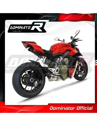 Silencieux slip-on Dominator HP3 pour Ducati Streetfighter V4 (2019-2023)