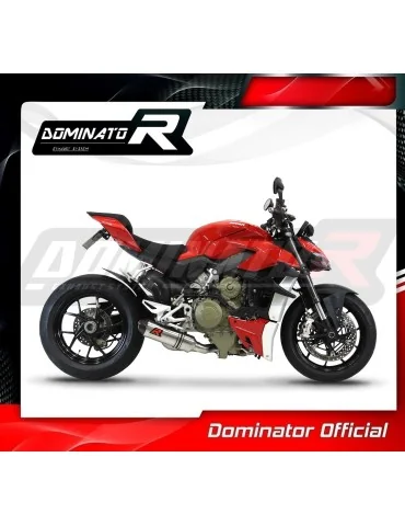 Silencieux slip-on Dominator HP3 pour Ducati Streetfighter V4 (2019-2023)