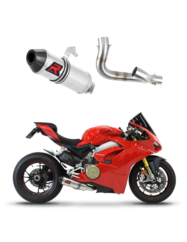 Silencieux slip-on Dominator HP3 pour Ducati Panigale V4S (2018-2022)