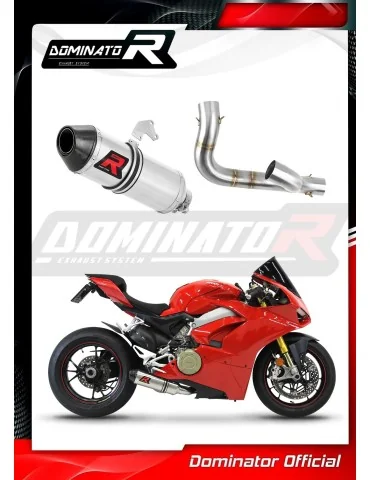 Silencieux slip-on Dominator HP3 pour Ducati Panigale V4S (2018-2022)