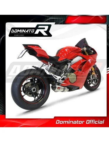 Silencieux slip-on Dominator HP3 pour Ducati Panigale V4S (2018-2022)