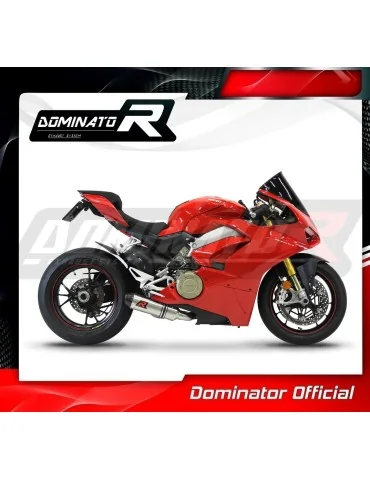 Silencieux slip-on Dominator HP3 pour Ducati Panigale V4S (2018-2022)