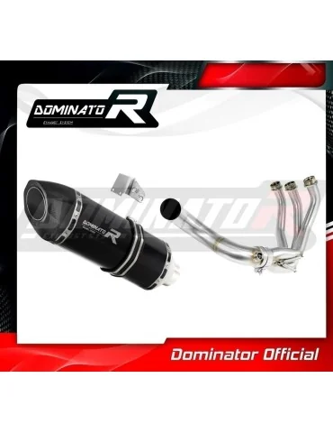 Ligne d'échappement complète inox Dominator HP5 Noir pour Yamaha MT 09 Tracer 900 (2015-2020)
