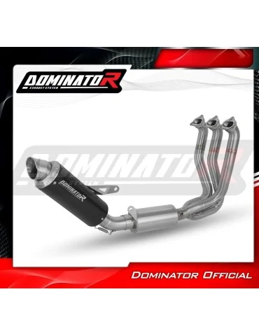 Ligne d'échappement complète inox Dominator GPF Noir pour Triumph Speed Triple 1200 RS / RR (2021-2024)