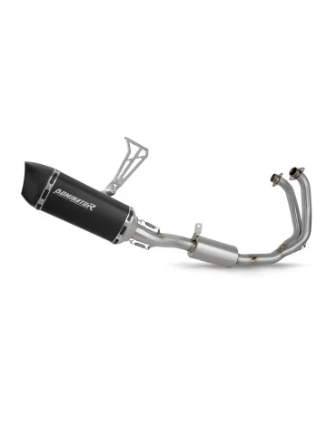 Ligne d'échappement complète inox Dominator HP6 Noir pour Aprilia Tuono 457 (2024-2025)