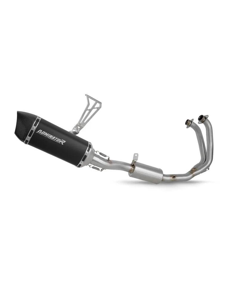 Ligne d'échappement complète inox Dominator HP6 Noir pour Aprilia Tuono 457 (2024-2025)