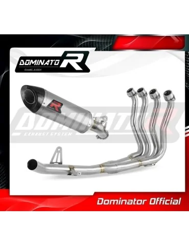 Ligne d'échappement complète inox Dominator HP8 pour Suzuki GSX-S 1000 / F (2015-2020) - réf. SU101DF
