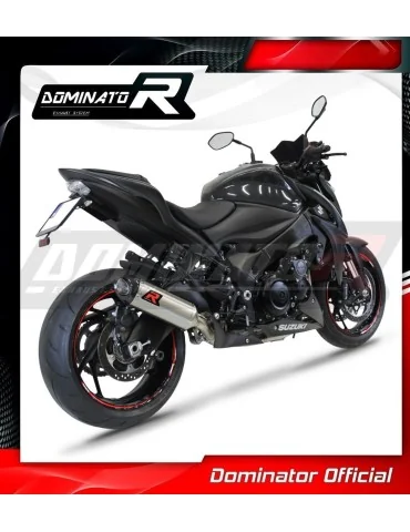 Ligne d'échappement complète inox Dominator HP8 pour Suzuki GSX-S 1000 / F (2015-2020) - réf. SU101DF