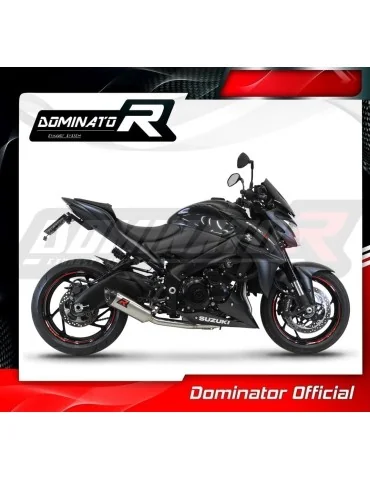Ligne d'échappement complète inox Dominator HP8 pour Suzuki GSX-S 1000 / F Low Level (2015-2020)
