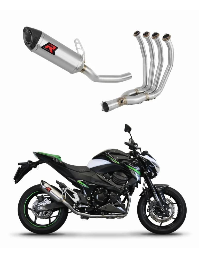 Ligne d'échappement complète inox Dominator HP8 pour Kawasaki Z800 (2013-2016)