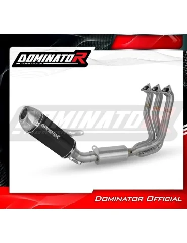 Ligne d'échappement complète inox Dominator S3 Noir pour Triumph Speed Triple 1200 RS / RR (2021-2024)